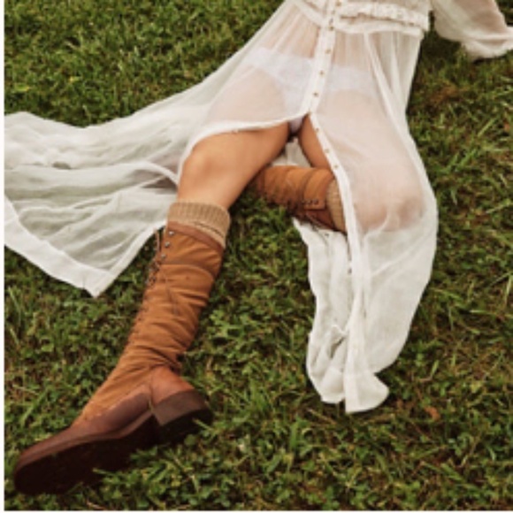 Free People Trickum Tall Lace-Up Combat Boots - Picture 7 of 12